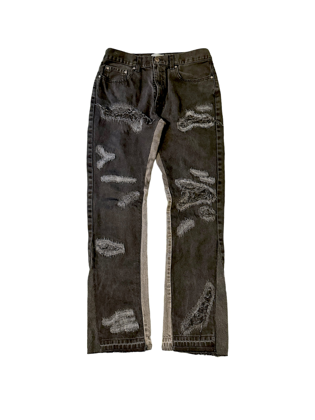 Black Scratch Flares 30-32