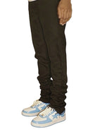 Black Stacked Denim